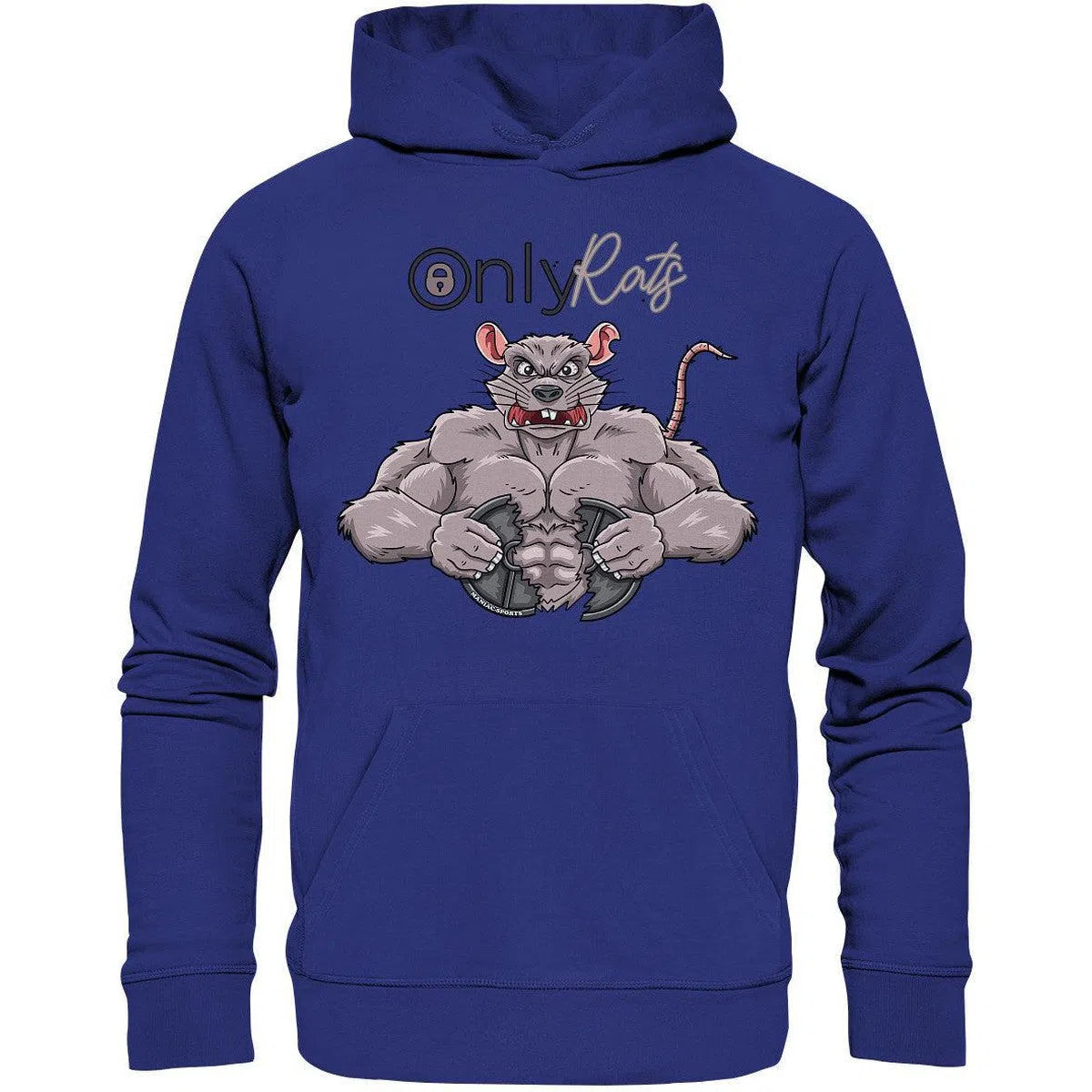 Only Rats Hoodie-Hoodies-Maniac-Sports-Worker Blue-XS-Maniac-Sports