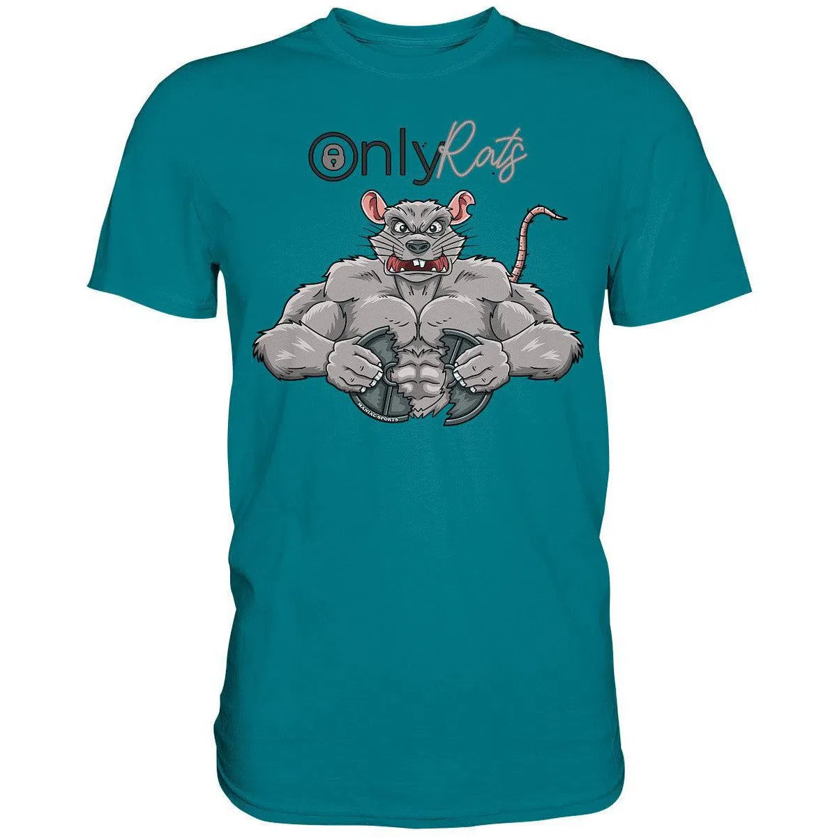 Only Rats Shirt-Unisex-Shirts-Maniac-Sports-Diva Blue-XS-Maniac-Sports