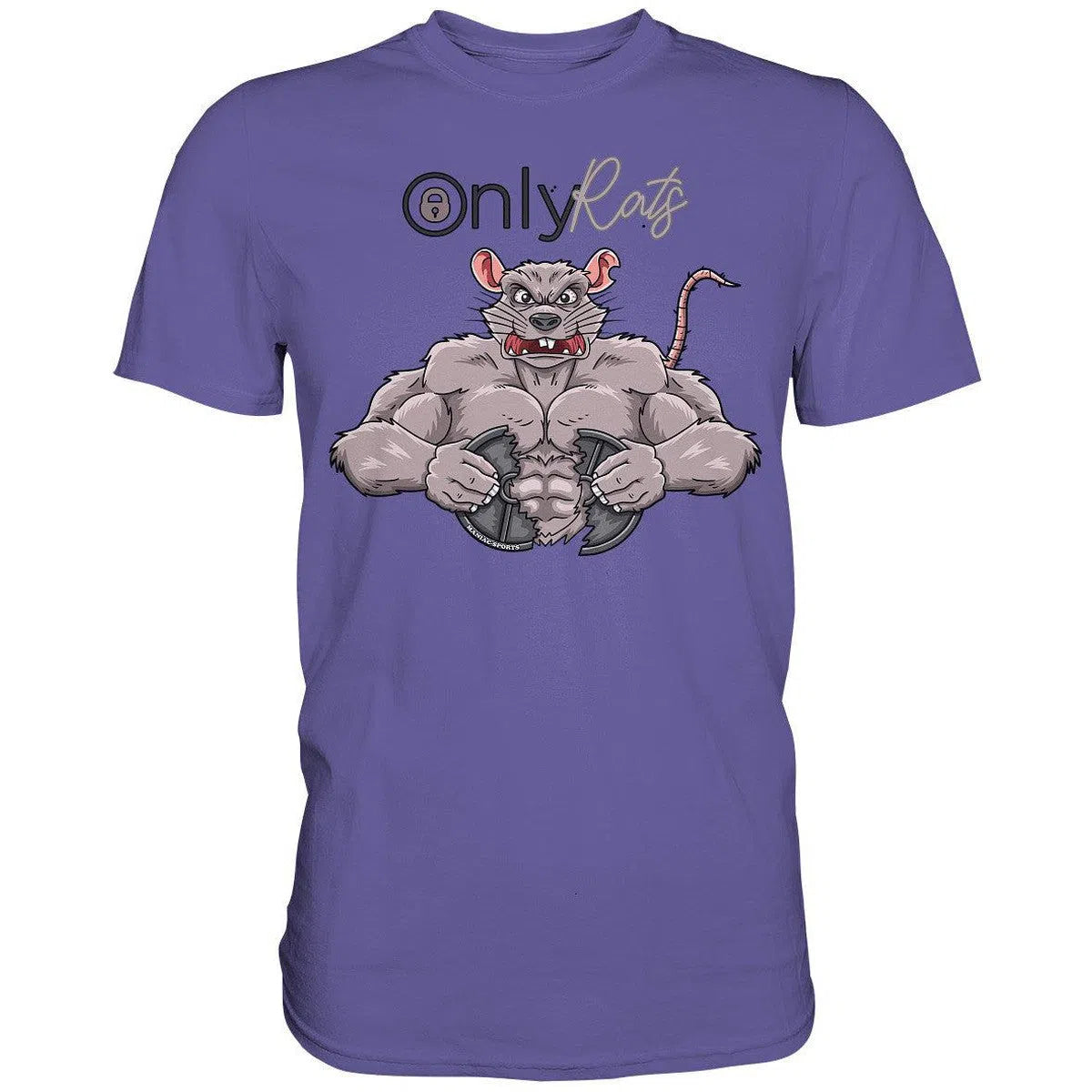 Only Rats Shirt-Unisex-Shirts-Maniac-Sports-Millenial Lilac-XS-Maniac-Sports
