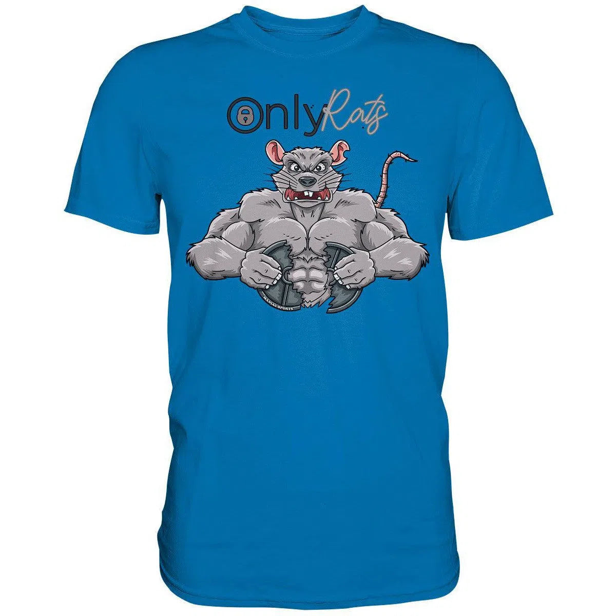 Only Rats Shirt-Unisex-Shirts-Maniac-Sports-Royal Blue-XS-Maniac-Sports
