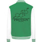 "PROTEIN" College Jacket-Jacken/ Zipper-maniac-sports-Green/White-XS-Maniac-Sports
