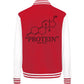 "PROTEIN" College Jacket-Jacken/ Zipper-maniac-sports-Red/White-XS-Maniac-Sports