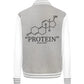 "PROTEIN" College Jacket-Jacken/ Zipper-maniac-sports-Sport Grey/White-XS-Maniac-Sports