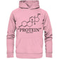 "PROTEIN" Hoodie-Hoodies-maniac-sports-Cotton Pink-XS-Maniac-Sports