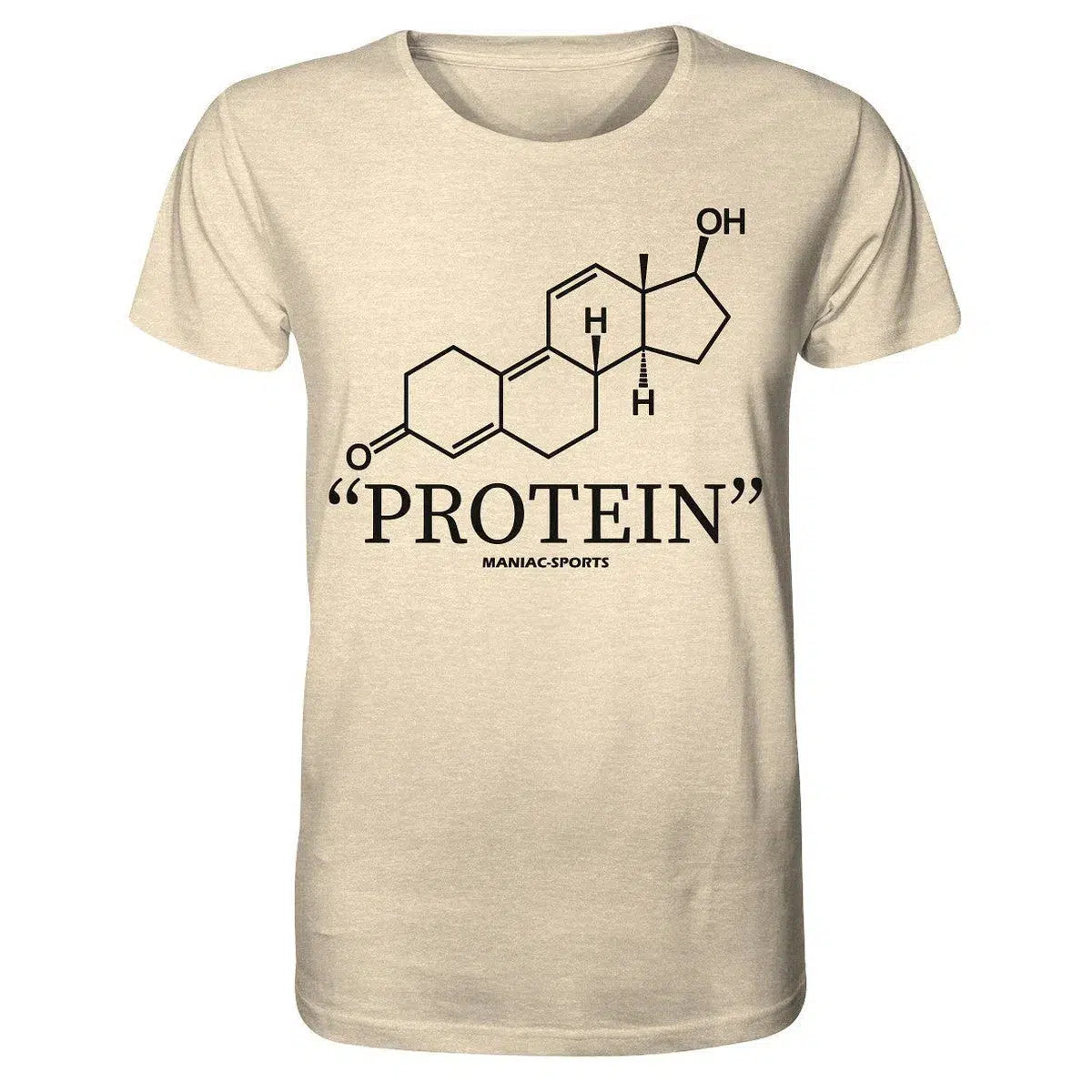 "PROTEIN" Shirt-Unisex-Shirts-maniac-sports-Natural Raw-XS-Maniac-Sports