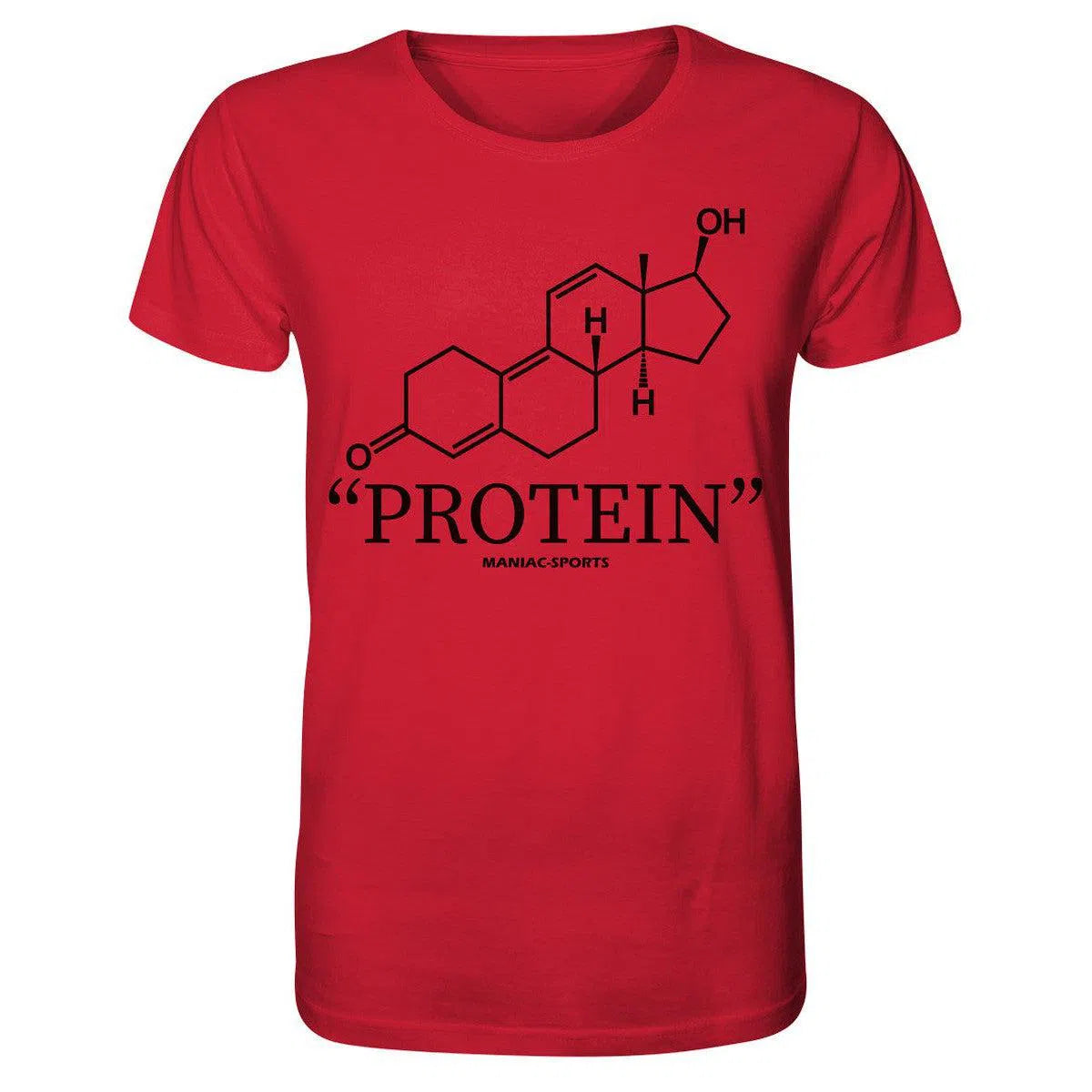"PROTEIN" Shirt-Unisex-Shirts-maniac-sports-Red-XS-Maniac-Sports