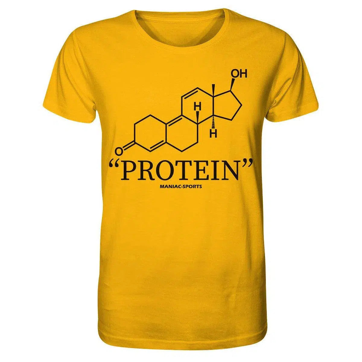 "PROTEIN" Shirt-Unisex-Shirts-maniac-sports-Spectra Yellow-XS-Maniac-Sports