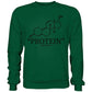 "PROTEIN" Sweatshirt-Sweatshirts-maniac-sports-Bottle Green-S-Maniac-Sports
