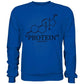"PROTEIN" Sweatshirt-Sweatshirts-maniac-sports-Royal Blue-S-Maniac-Sports