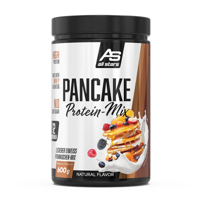 Pancake Protein-Mix 600g Dose-Low Carb Lebensmittel-All Stars-Maniac-Sports