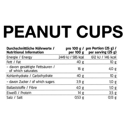 Peanut Cups 15 x 50g-Proteinriegel-Maniac-Sports.de
