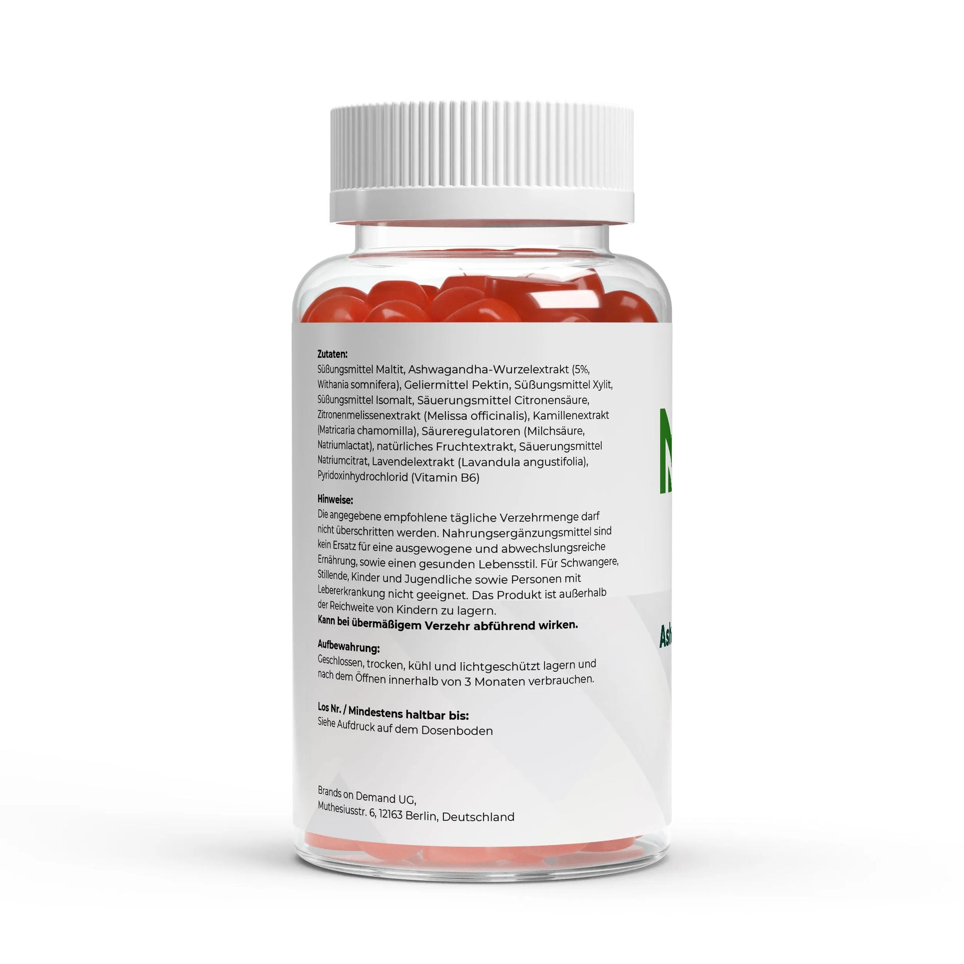 Premium Ashwagandha Gummies 300 + Vitamin B6 60 Stk-Ashwagandha-Maniac Nutrition-Maniac-Sports