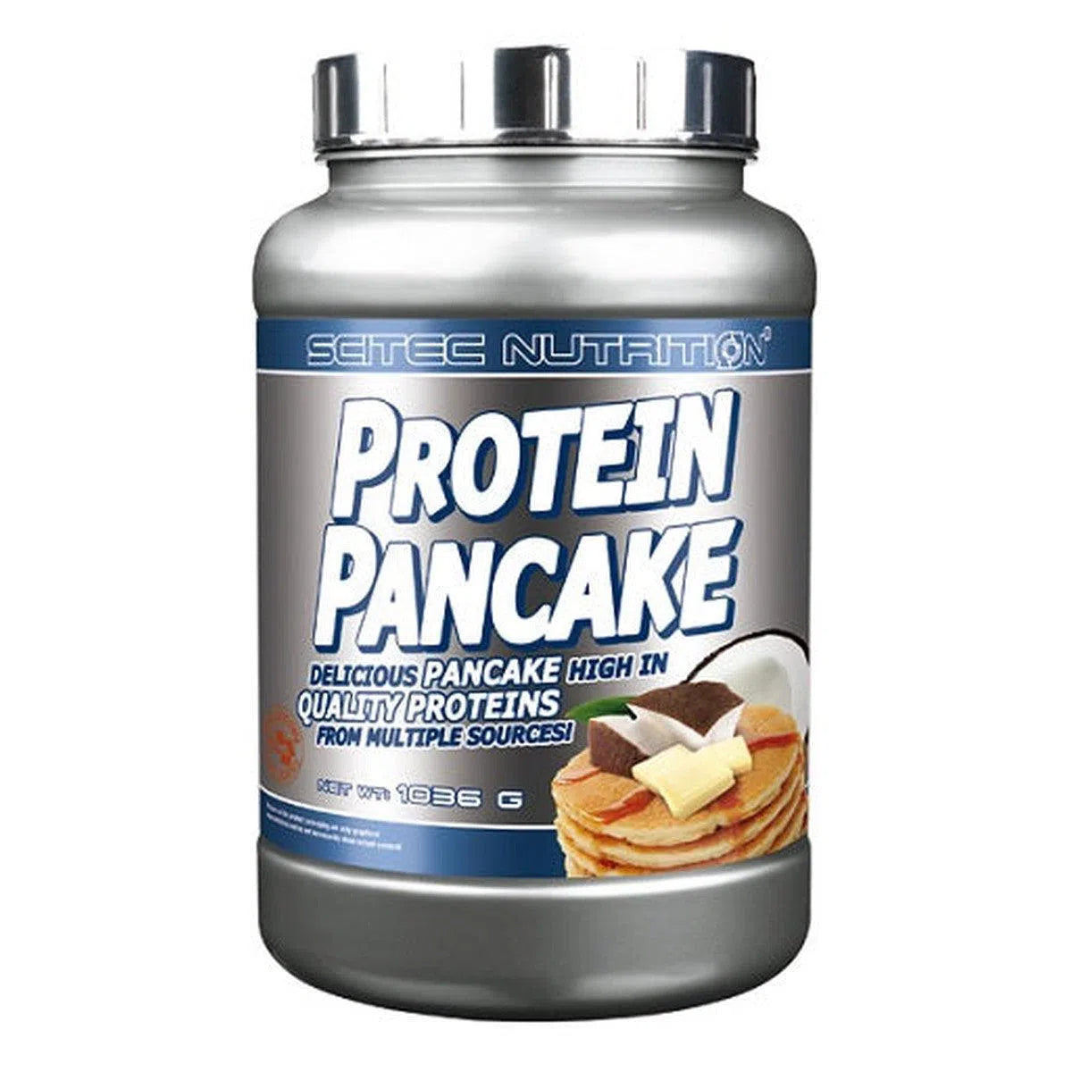 Protein Pancake 1036g-Low Carb Lebensmittel-Scitec Nutrition-Kokosnus Weiße Schokolade-Maniac-Sports