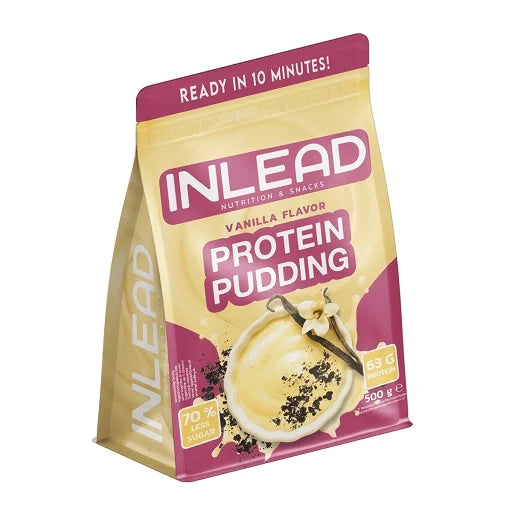 Protein Pudding 500g-Low Carb Lebensmittel-INLEAD-Vanille-Maniac-Sports