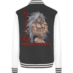 Raizen Maniac College Jacket-Jacken/ Zipper-Maniac-Sports-Black/White-XS-Maniac-Sports