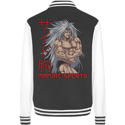 Raizen Maniac College Jacket-Jacken/ Zipper-Maniac-Sports-Black/White-XS-Maniac-Sports