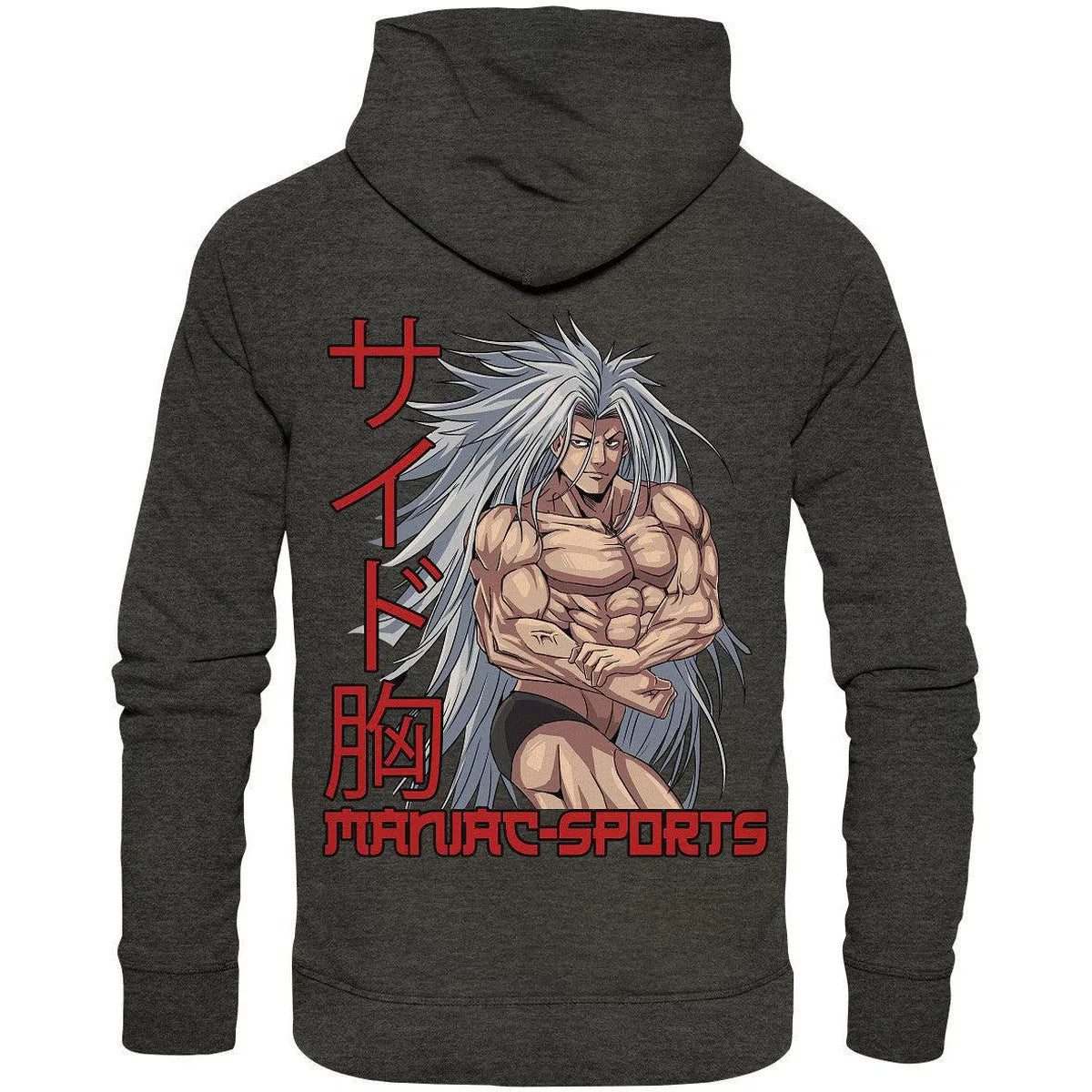 Raizen Maniac Hoodie-Hoodies-Maniac-Sports-Dark Heather Grey-XS-Maniac-Sports