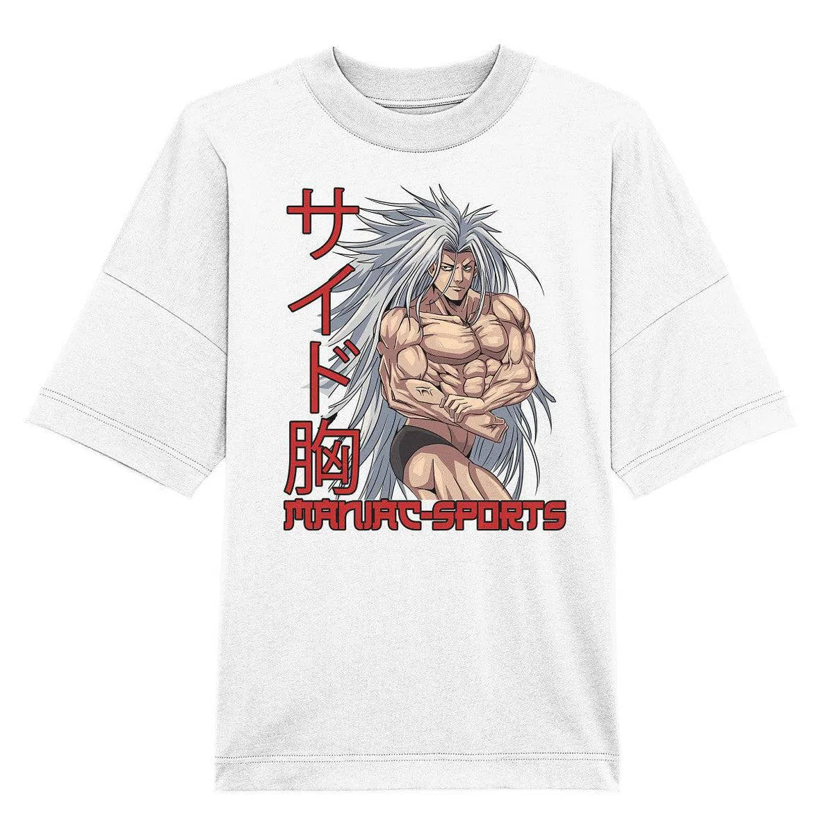 Raizen Maniac Oversize Shirt-Unisex-Shirts-Maniac-Sports-White-XS-Maniac-Sports