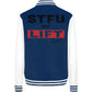 STFU and Lift heavy College Jacket-Jacken/ Zipper-Maniac-Sports-Navy/White-XS-Maniac-Sports