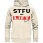 STFU and Lift heavy Hoodie-Hoodies-Maniac-Sports-Natural Raw-XS-Maniac-Sports
