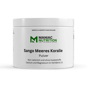Sango Meeres Koralle Pulver 250g-Mineralstoffe-Maniac Nutrition-Maniac-Sports