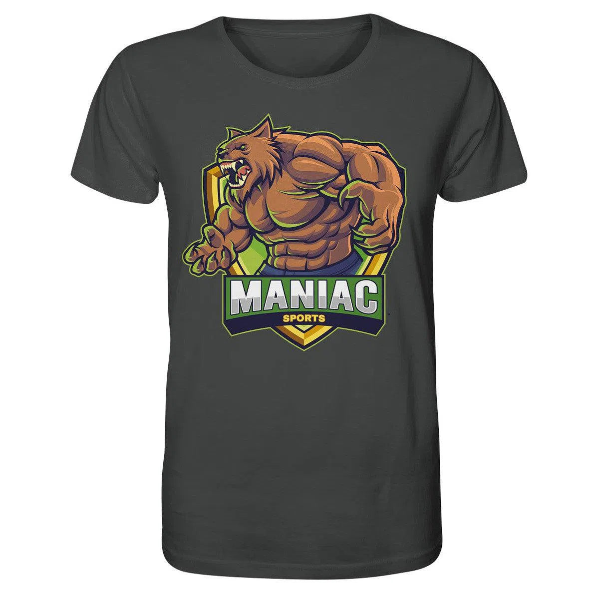 Shirt-Unisex-Shirts-maniac-sports-Anthracite-XS-Maniac-Sports