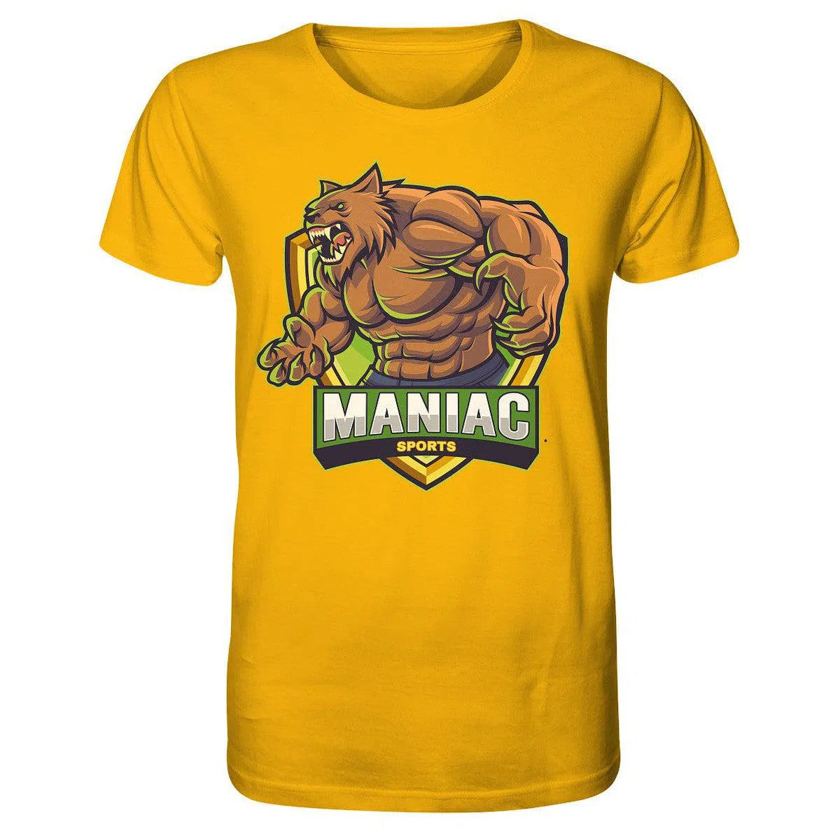 Shirt-Unisex-Shirts-maniac-sports-Spectra Yellow-XS-Maniac-Sports