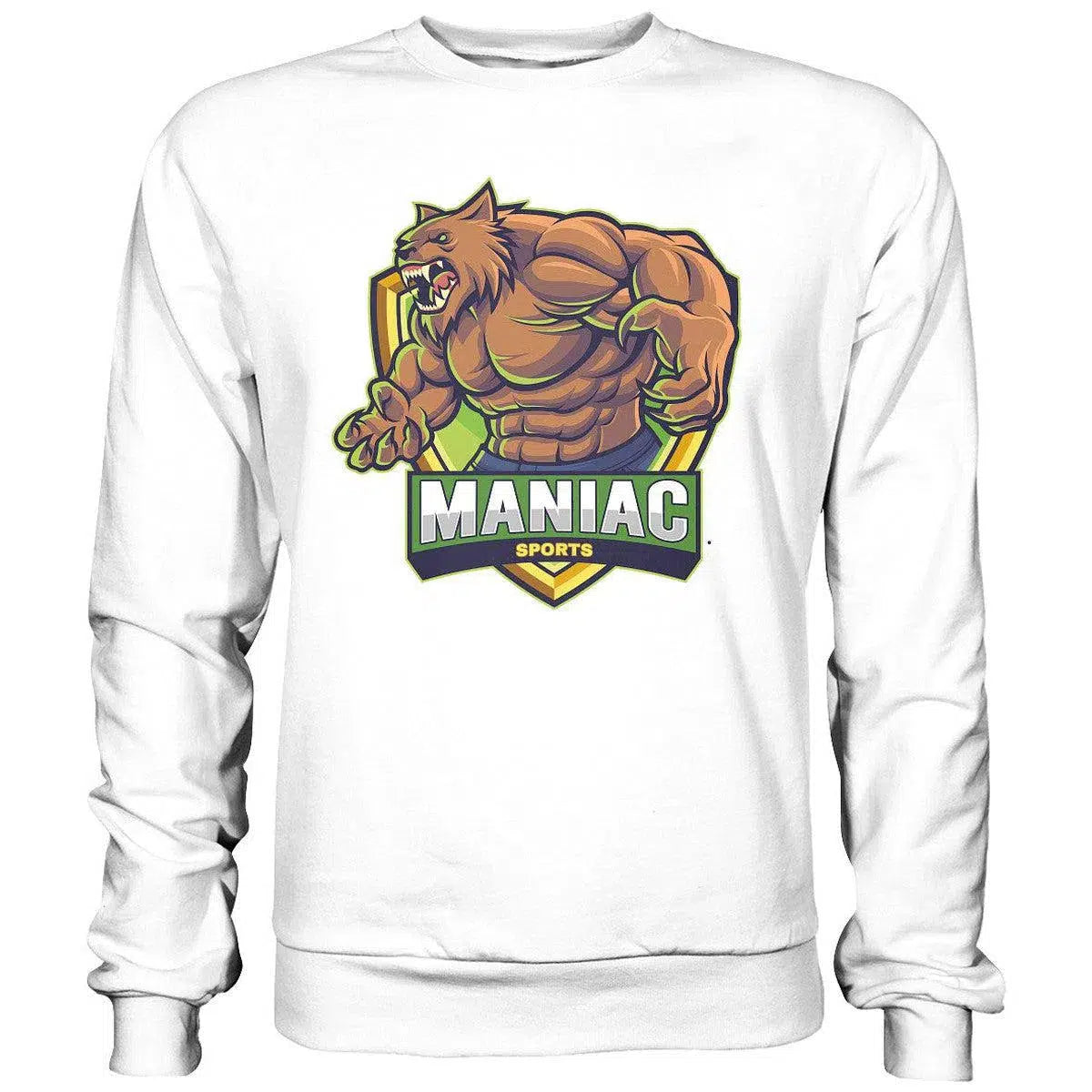 Sweatshirt-Sweatshirts-maniac-sports-Arctic White-S-Maniac-Sports