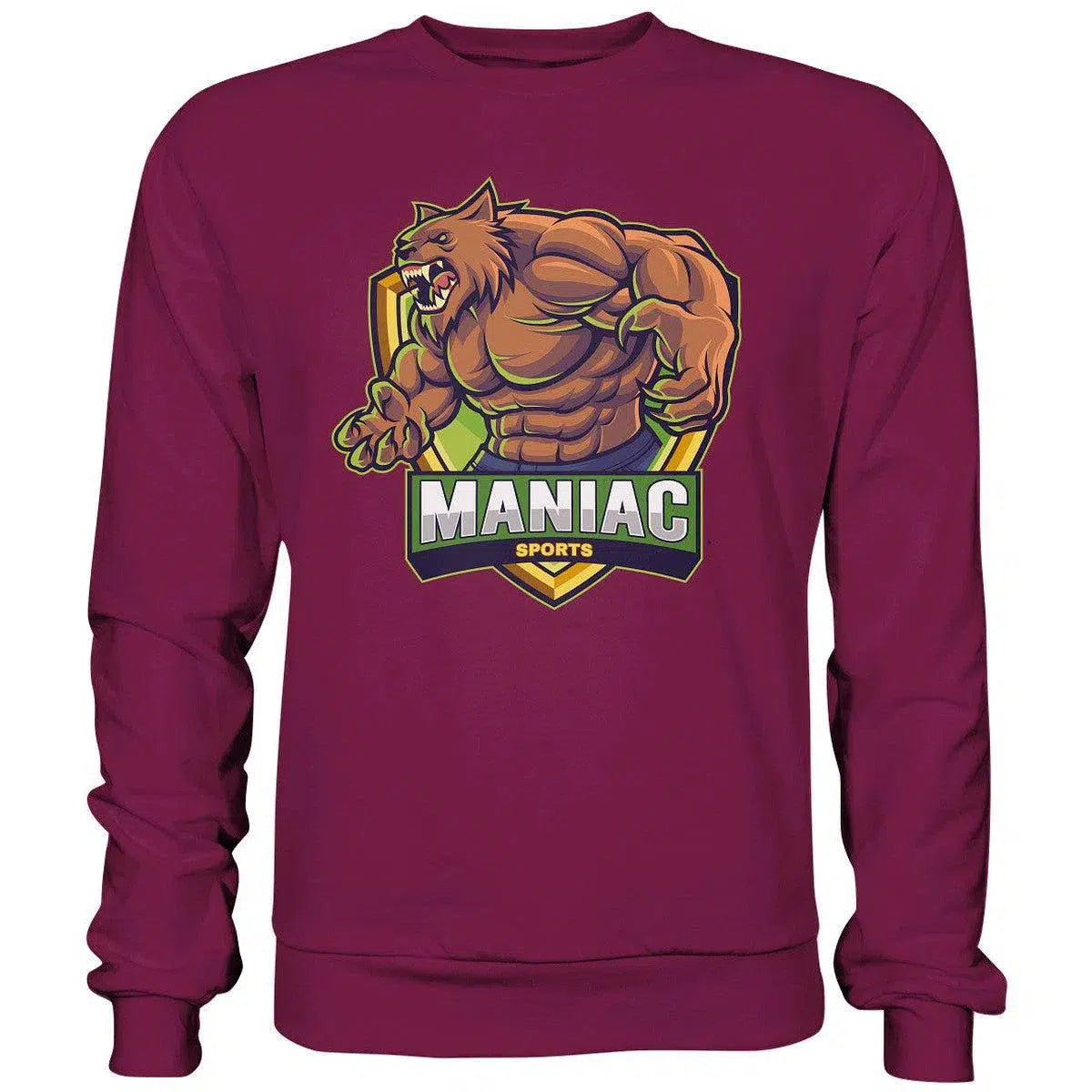 Sweatshirt-Sweatshirts-maniac-sports-Burgundy-S-Maniac-Sports