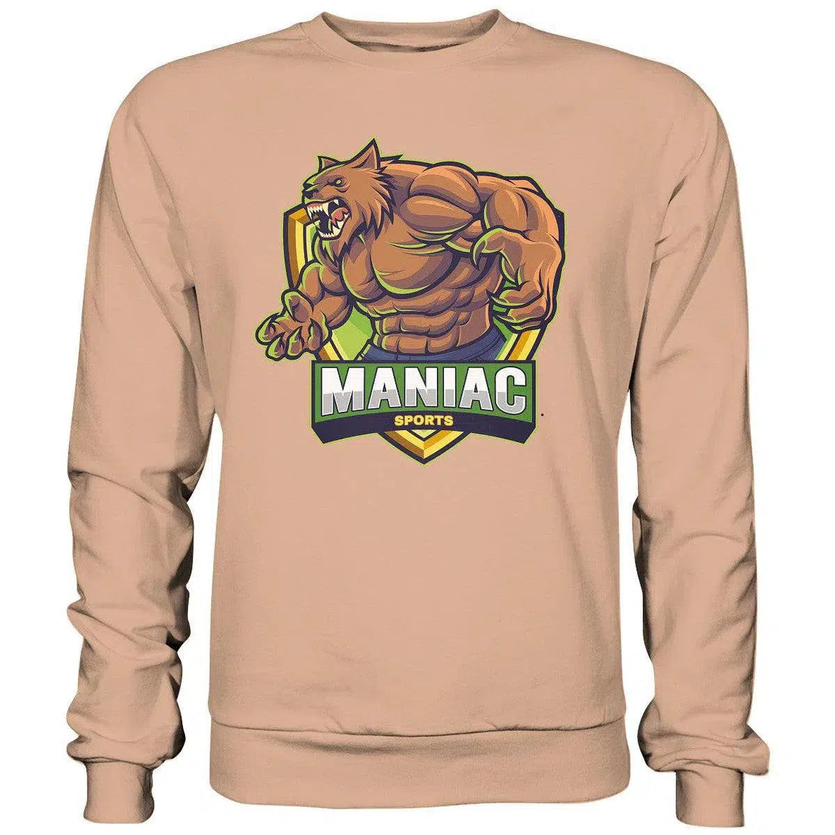 Sweatshirt-Sweatshirts-maniac-sports-Nude-S-Maniac-Sports