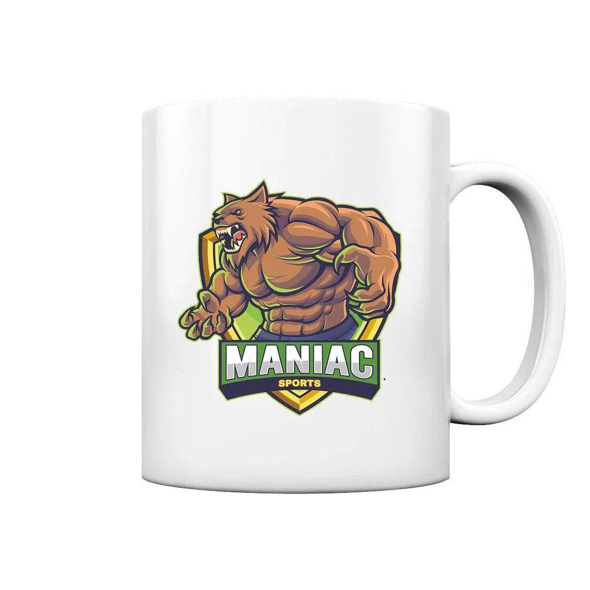 Tasse glossy-Trinkgefäße-maniac-sports-White glossy-330ml-Maniac-Sports