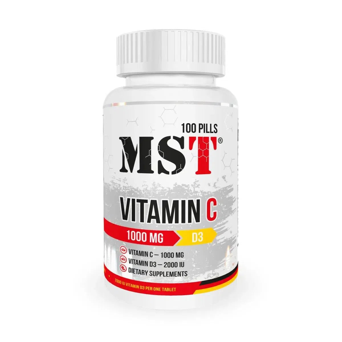 Vitamin C 1000 + D3 100 Tabl.-Vitamin C-MST-Maniac-Sports