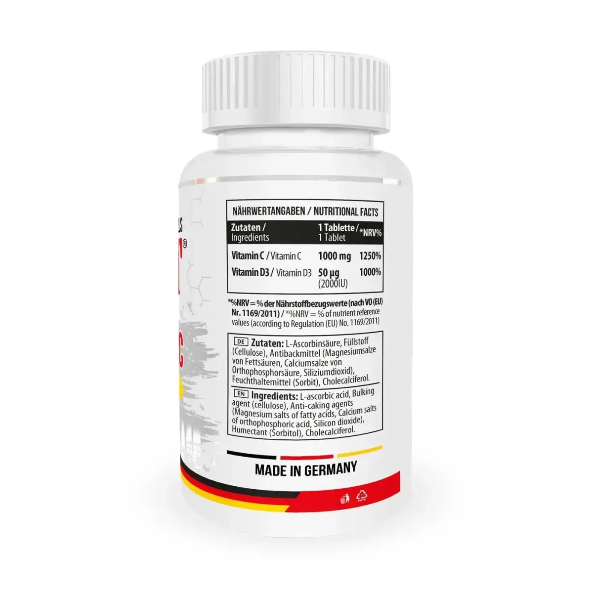 Vitamin C 1000 + D3 100 Tabl.-Vitamin C-Maniac-Sports.de