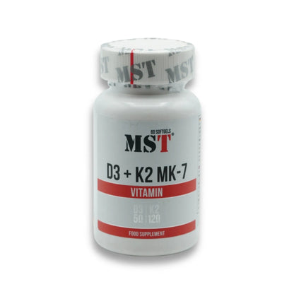 Vitamin D3 + K2 + MK-7 60 Kapseln-Vitamin D3-MST-Maniac-Sports