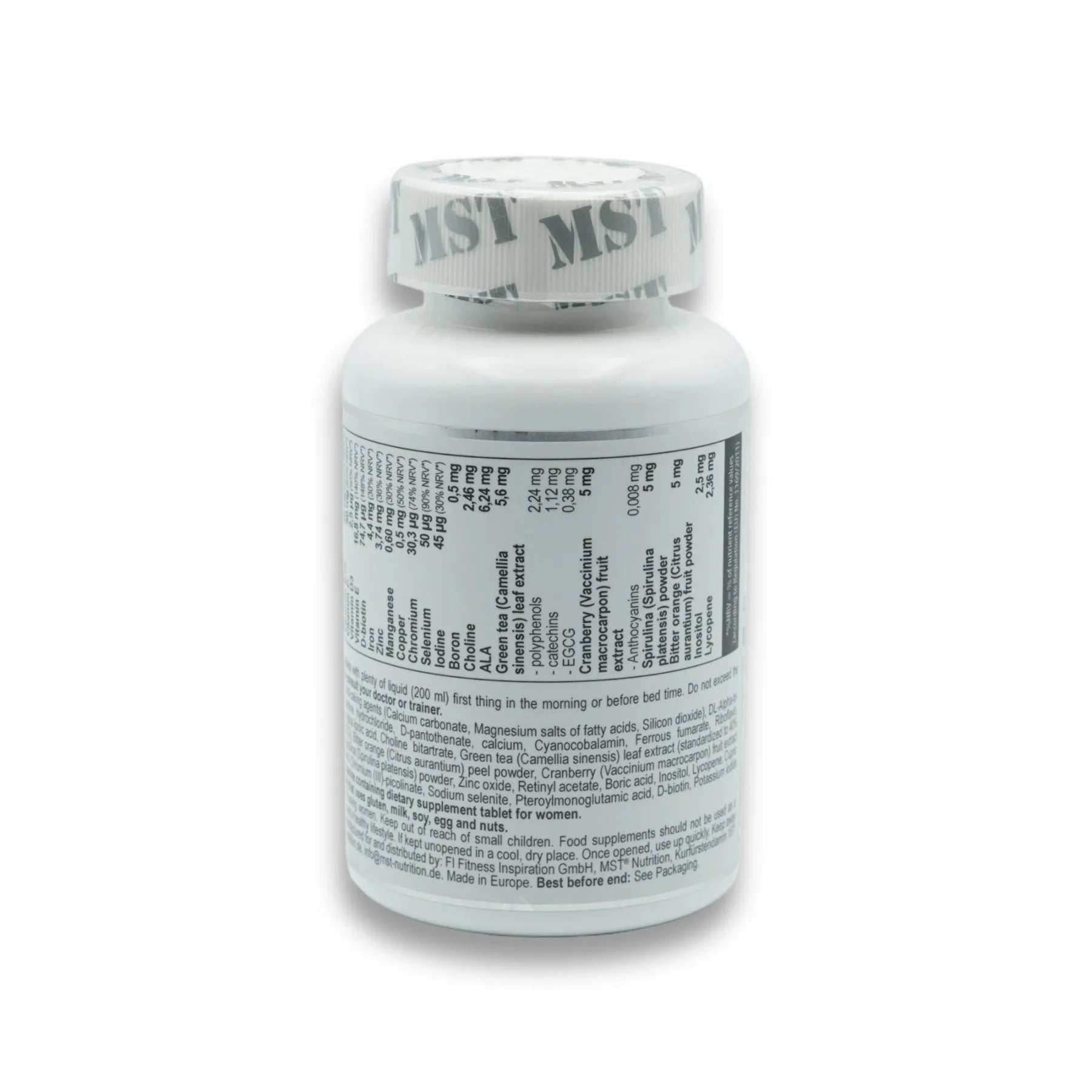 Women's Health Multivitamins 120 Tabl.-Multivitamin-MST-Maniac-Sports