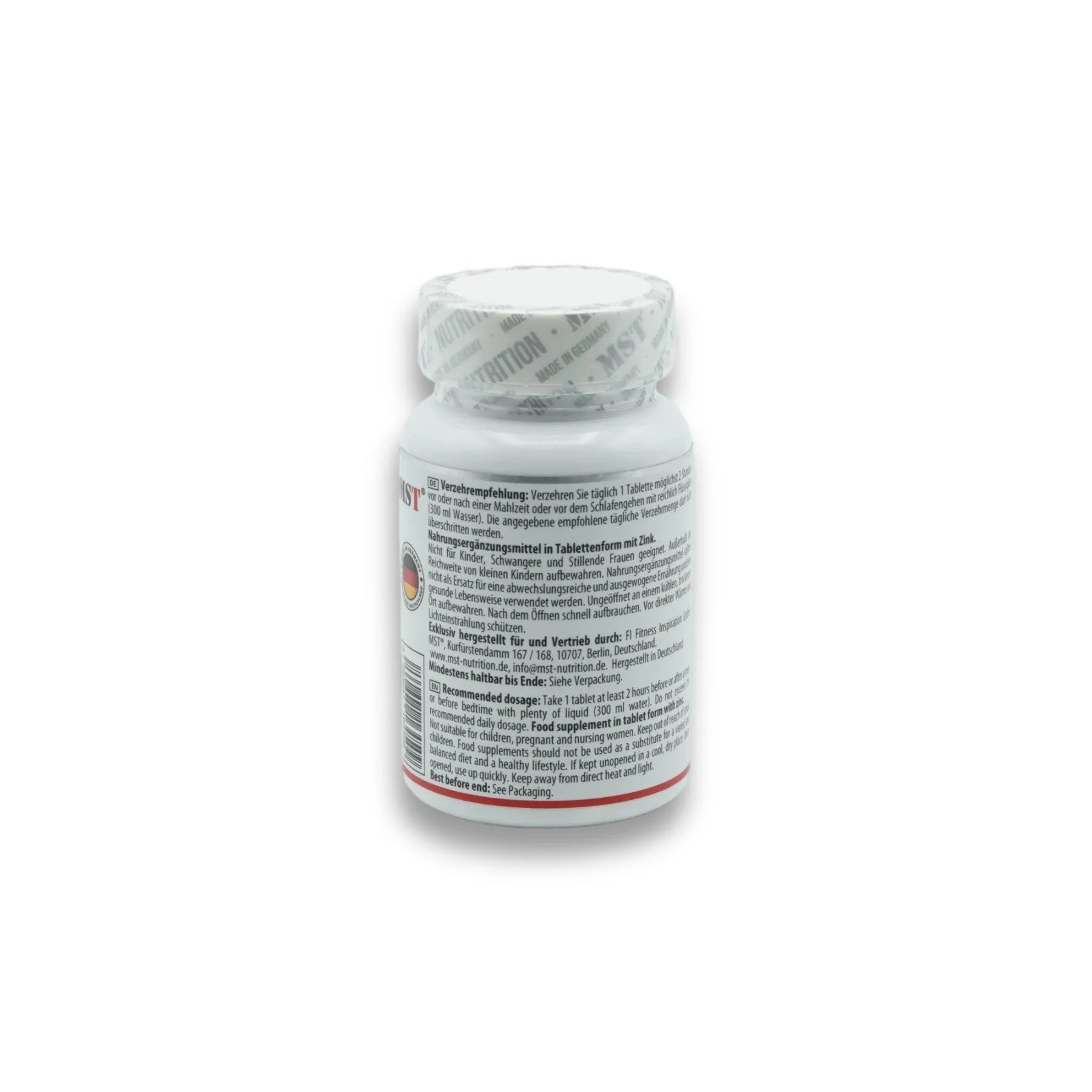 Zinc Chelate Bisglycinate 90 Tabl.-Mineralstoffe-MST-Maniac-Sports