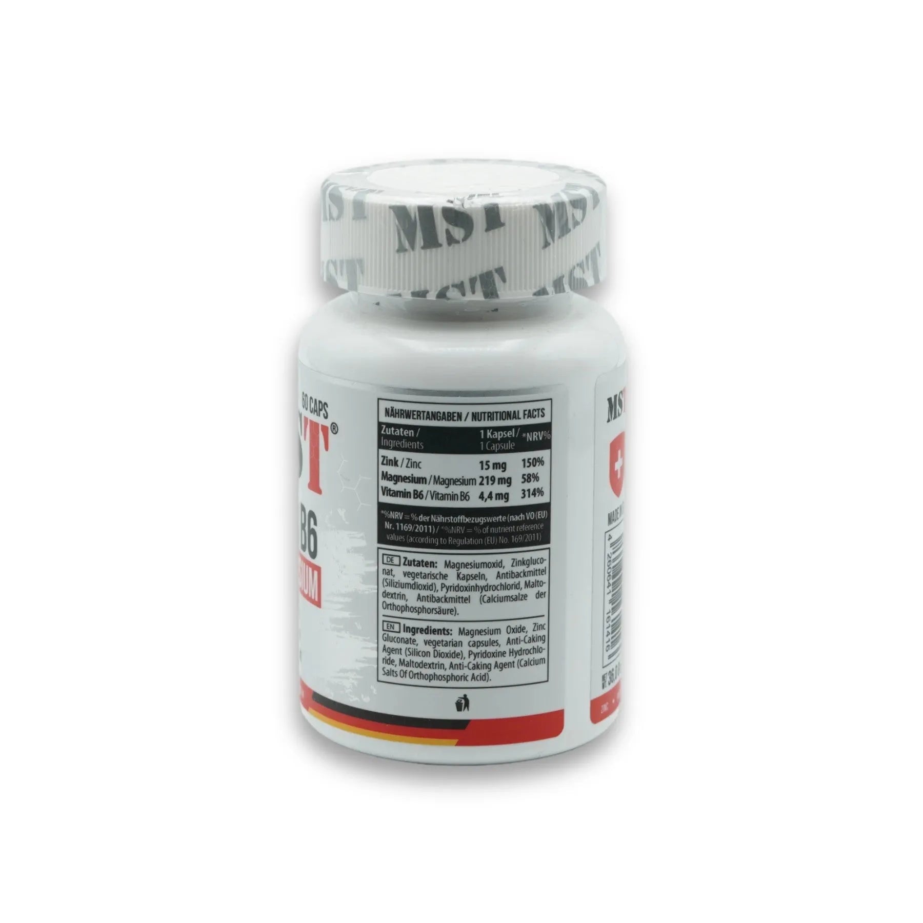Zinc + Magnesium + B6 60 V-Caps-Mineralstoffe-MST-Maniac-Sports