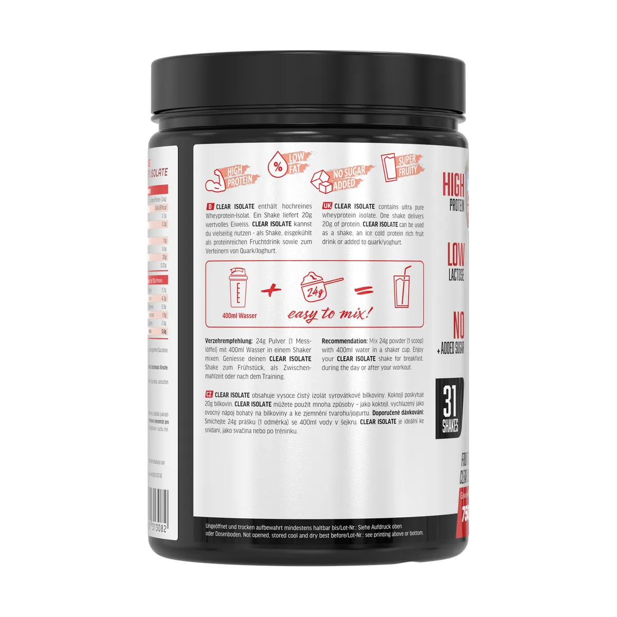 Clear Isolate Whey Protein 750g-Clear Protein-All Stars-Cherry-Maniac-Sports