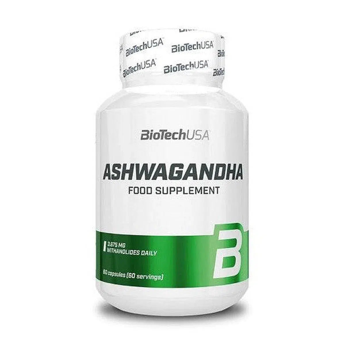 BioTech USA-Ashwagandha 60 Kapseln-Ashwagandha-Maniac-Sports