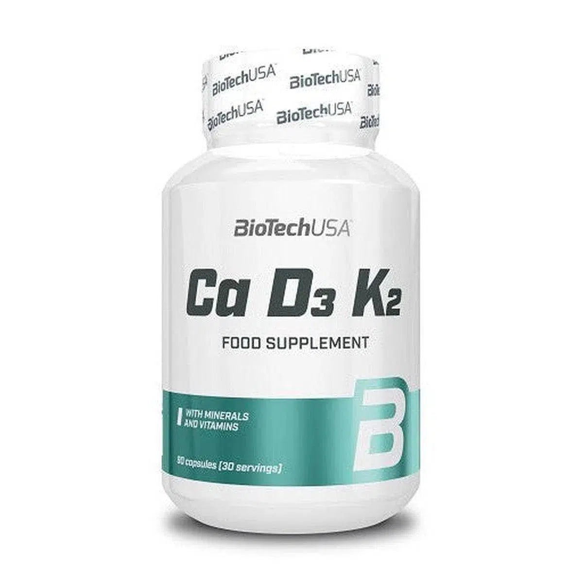 BioTech USA-Ca-D3-K2 90 Kapseln-Multivitamin-Maniac-Sports