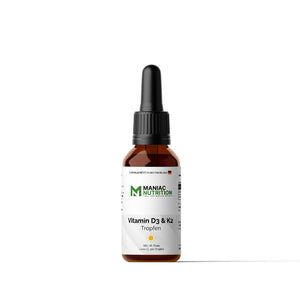 Vitamin D3 + K2 Tropfen 50ml-Vitamin D3-Maniac-Sports.de