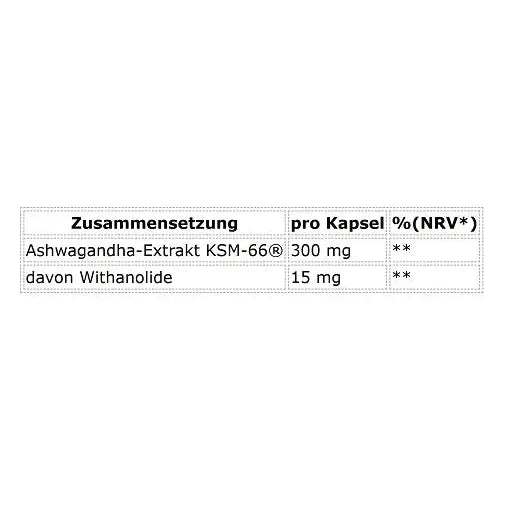 Ashwagandha KSM-66® 300mg 120 Kapseln-Ashwagandha-GN Labaratories-Maniac-Sports
