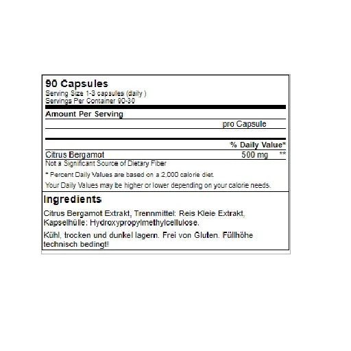 Citrus Bergamot 90 Kapseln-Mineralstoffe-GN Labaratories-Maniac-Sports