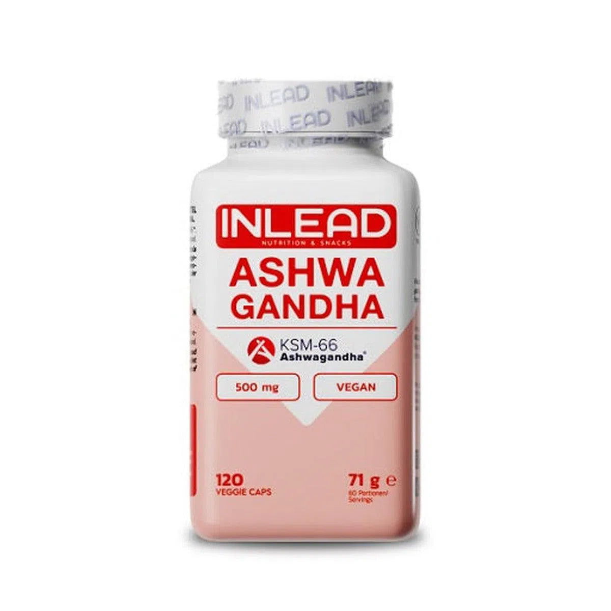 INLEAD-Ashwagandha KSM-66 120 Kapseln-Ashwagandha-Maniac-Sports