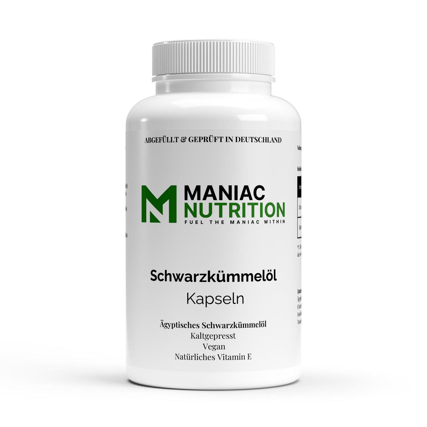Ägyptisches Schwarzkümmelöl - 240 vegane Softgels-Produkt-Maniac-Sports.de