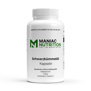 Ägyptisches Schwarzkümmelöl - 240 vegane Softgels-Produkt-Maniac-Sports.de