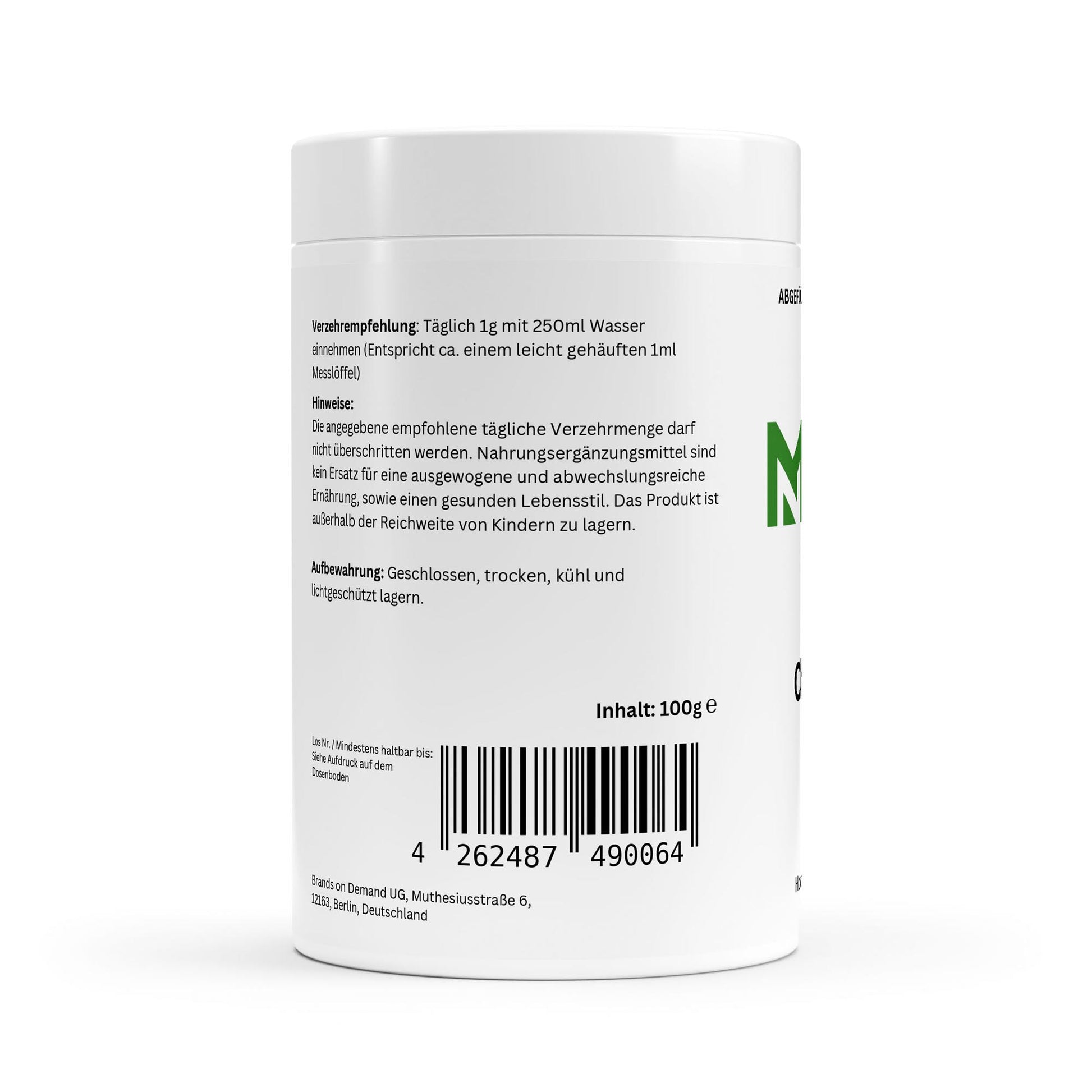 Chondroitin Pulver 100g-Mineralstoffe-Maniac-Sports.de