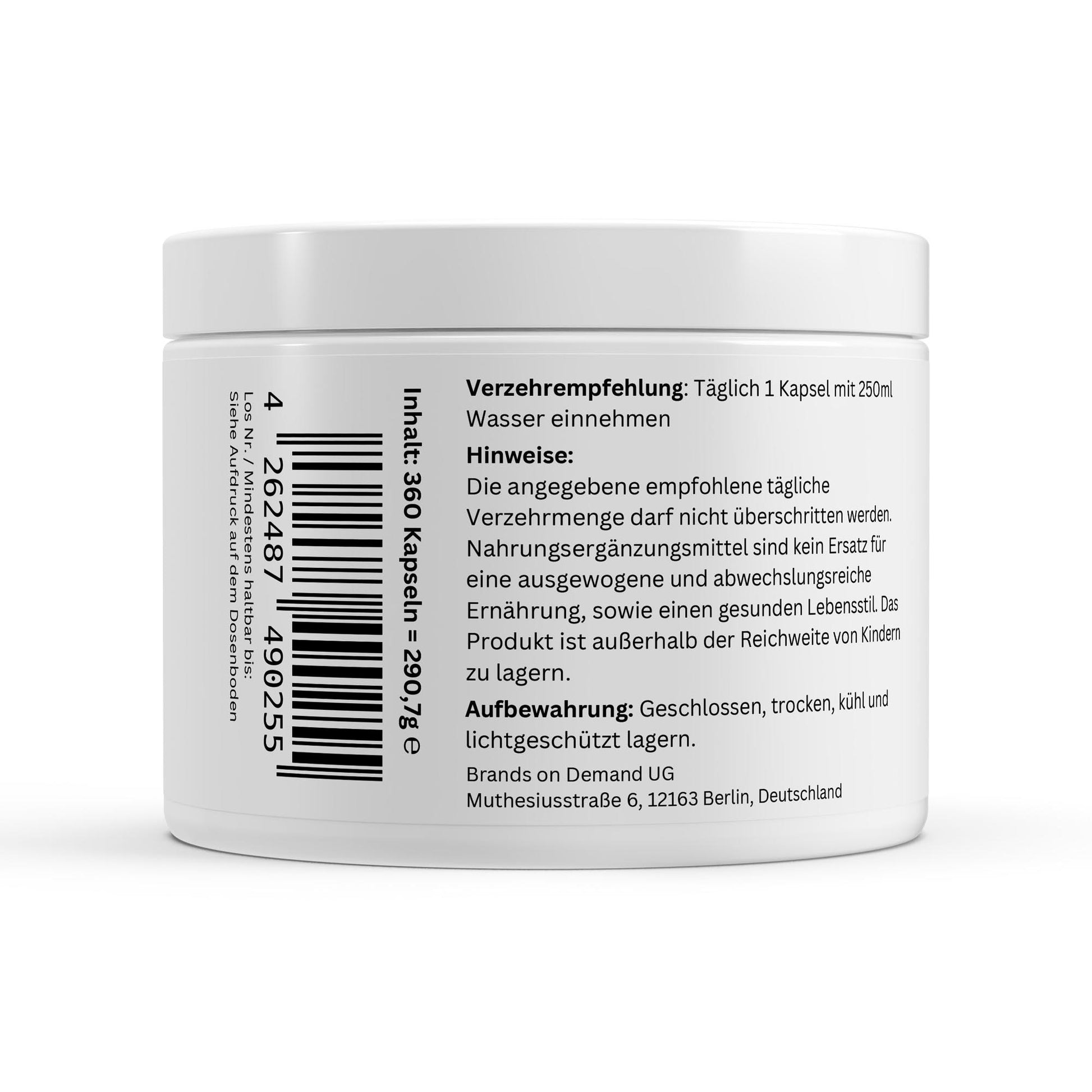 Gepuffertes Vitamin C 360 Kapseln-Vitamin C-Maniac-Sports.de