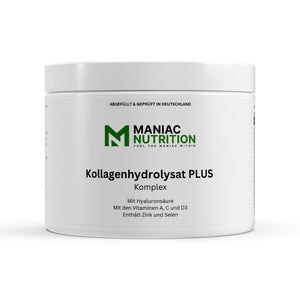 Kollagenhydrolysat Plus 180 Kapseln-Collagen-Maniac-Sports.de