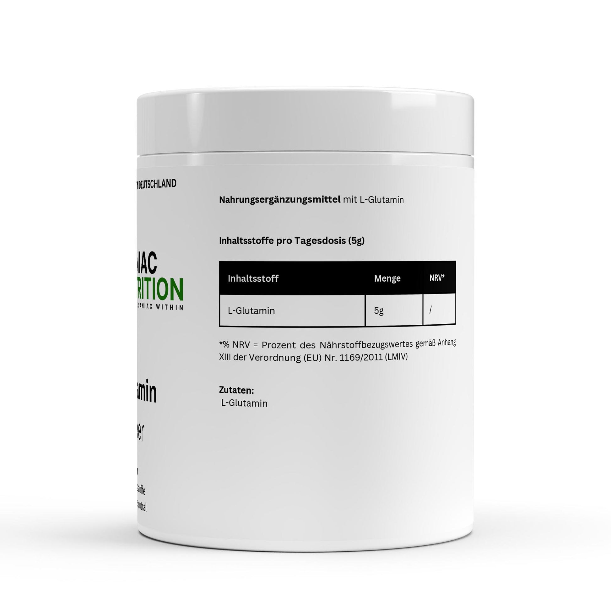 Maniac Nutrition-L-Glutamin Pulver 500g-L-Glutamin-Maniac-Sports